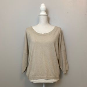 Theory Beige Cashmere Sweater